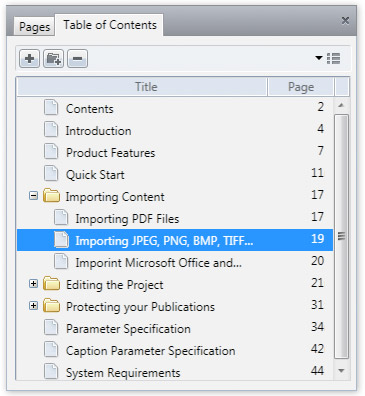 Tartalomjegyz�k szerkeszt�